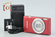 【中古】Canon キヤノン IXY 200 レッド コンパクトデジタルカメラ