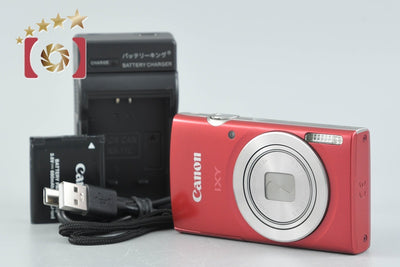 【中古】Canon キヤノン IXY 200 レッド コンパクトデジタルカメラ
