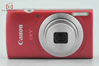 【中古】Canon キヤノン IXY 200 レッド コンパクトデジタルカメラ
