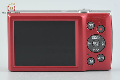 【中古】Canon キヤノン IXY 200 レッド コンパクトデジタルカメラ