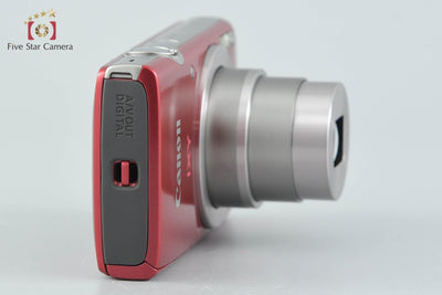 【中古】Canon キヤノン IXY 200 レッド コンパクトデジタルカメラ
