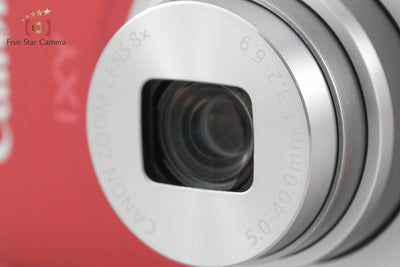 【中古】Canon キヤノン IXY 200 レッド コンパクトデジタルカメラ