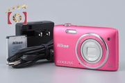 Used Nikon COOLPIX S3500 Strawberry Pink Compact Digital Camera