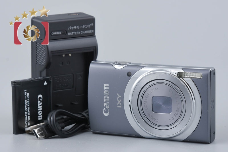 [Used] Canon IXY 130 Gray Compact Digital Camera