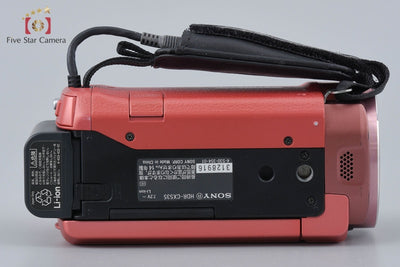 【中古】SONY ソニー HANDYCAM HDR-CX535 ピンク デジタルビデオカメラ