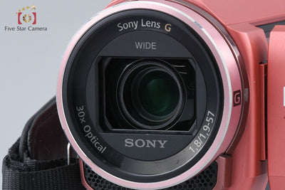 【中古】SONY ソニー HANDYCAM HDR-CX535 ピンク デジタルビデオカメラ