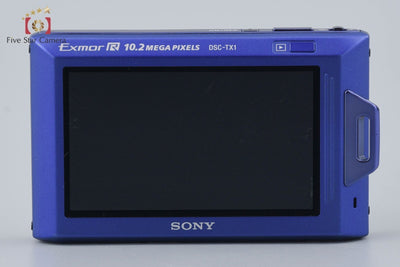 【中古】SONY ソニー Cyber-shot DSC-TX1 ブルー デジタルスチルカメラ 海外版