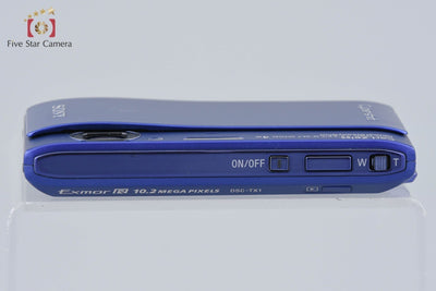 【中古】SONY ソニー Cyber-shot DSC-TX1 ブルー デジタルスチルカメラ 海外版