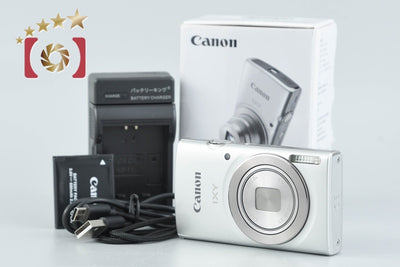 [Used] Canon IXY 180 Silver Compact Digital Camera with Original Box