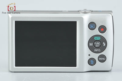 [Used] Canon IXY 180 Silver Compact Digital Camera with Original Box