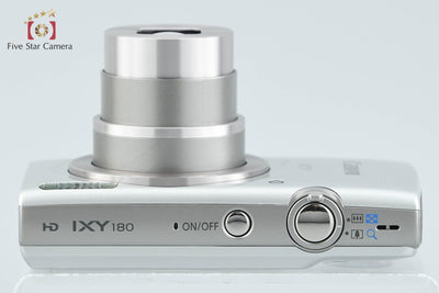 [Used] Canon IXY 180 Silver Compact Digital Camera with Original Box