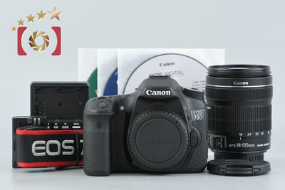 [Used] Canon EOS 70D EF-S 18-135 IS STM Lens Kit - Low Shutter Count