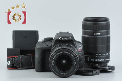 【中古】Canon キヤノン EOS Kiss X7 ダブルズームキット ブラック