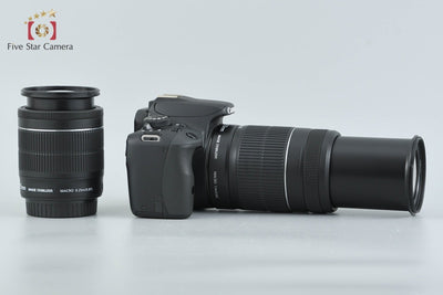 【中古】Canon キヤノン EOS Kiss X7 ダブルズームキット ブラック