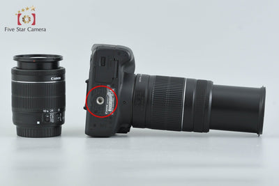 【中古】Canon キヤノン EOS Kiss X7 ダブルズームキット ブラック