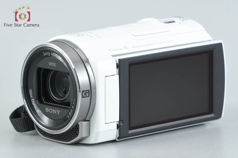 中古】SONY ソニー HANDYCAM HDR-CX535 ホワイト デジタルビデオカメラ