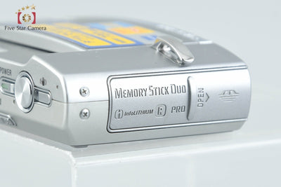 【中古】SONY ソニー Cyber-shot DSC-T50 シルバー コンパクトデジタルカメラ