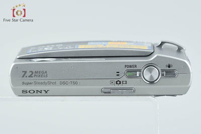 【中古】SONY ソニー Cyber-shot DSC-T50 シルバー コンパクトデジタルカメラ