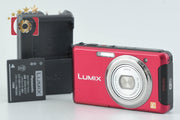 [Used] Panasonic Panasonic LUMIX DMC-FX90 Red Compact Digital Camera