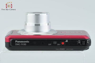 [Used] Panasonic Panasonic LUMIX DMC-FX90 Red Compact Digital Camera