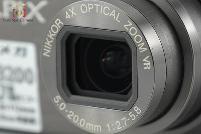 【中古】Nikon ニコン COOLPIX S600 アーバンブラック コンパクトデジタルカメラ