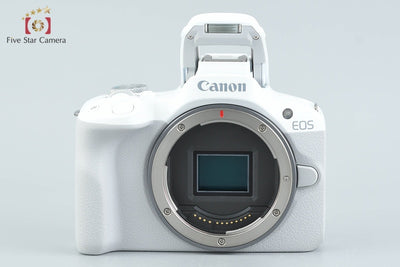 [Used] Canon EOS R50 Double Zoom Kit White, Low Shutter Count