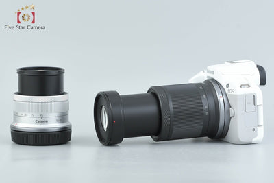 [Used] Canon EOS R50 Double Zoom Kit White, Low Shutter Count