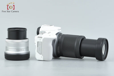 [Used] Canon EOS R50 Double Zoom Kit White, Low Shutter Count