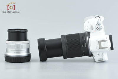 [Used] Canon EOS R50 Double Zoom Kit White, Low Shutter Count
