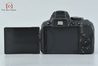 [Used] Nikon D5300 Black + AF-S DX NIKKOR 18-55mm f/3.5-5.6 G VR + AF-S DX NIKKOR 55-200mm f/4-5.6 G ED