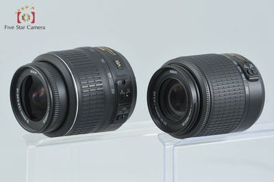 [Used] Nikon D5300 Black + AF-S DX NIKKOR 18-55mm f/3.5-5.6 G VR + AF-S DX NIKKOR 55-200mm f/4-5.6 G ED