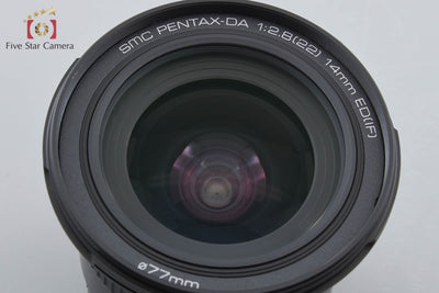 [Used] PENTAX Pentax SMC DA 14mm f/2.8 ED IF with original box