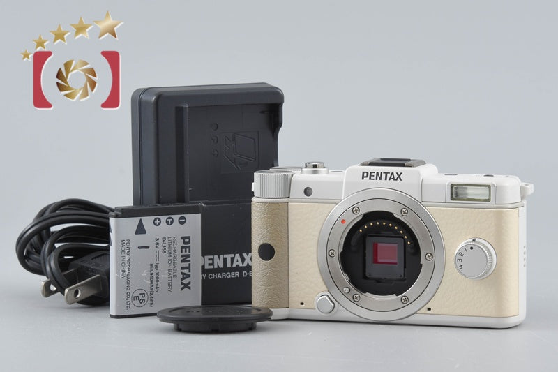 [Used] PENTAX Pentax Q White Mirrorless Interchangeable Lens Camera Shutter Count Low