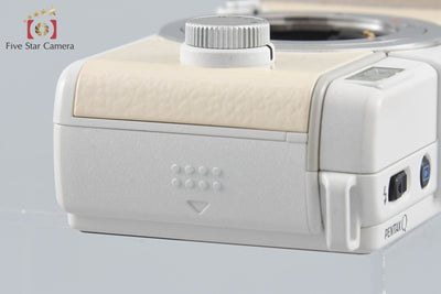 【中古】PENTAX ペンタックス Q ホワイト ミラーレス一眼カメラ シャッター回数僅少