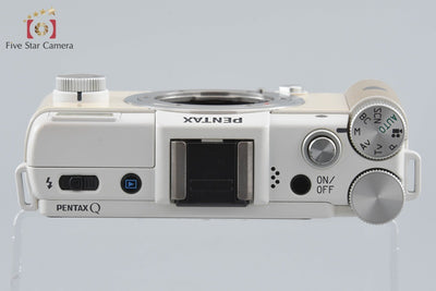 【中古】PENTAX ペンタックス Q ホワイト ミラーレス一眼カメラ シャッター回数僅少
