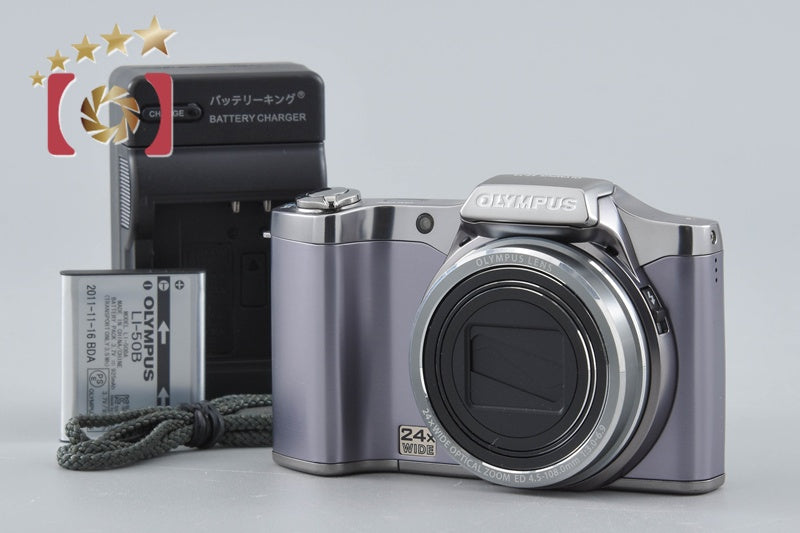 【中古】OLYMPUS オリンパス SZ-14 シルバー コンパクトデジタルカメラ
