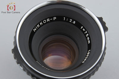 [Used] Nikon NIKKOR-P 75mm f/2.8 for Zenza Bronica EC S2 S2A