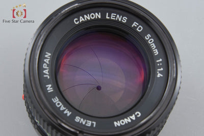 【中古】Canon キヤノン New FD 50mm f/1.4
