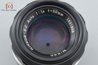 [Used] Nikon NIKKOR-S.C Auto 50mm f/1.4