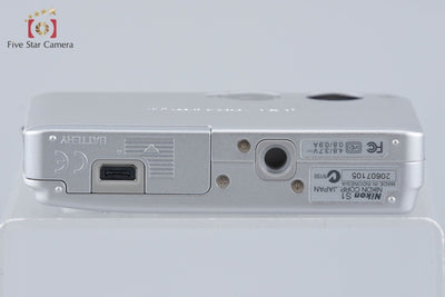 【中古】Nikon ニコン COOLPIX S1 シルバー コンパクトデジタルカメラ