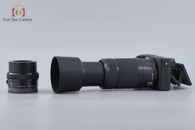 【中古】SONY ソニー α6400 ILCE-6400 ダブルズームレンズキット ブラック シャッター回数僅少 元箱付き