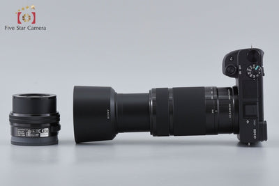 【中古】SONY ソニー α6400 ILCE-6400 ダブルズームレンズキット ブラック シャッター回数僅少 元箱付き