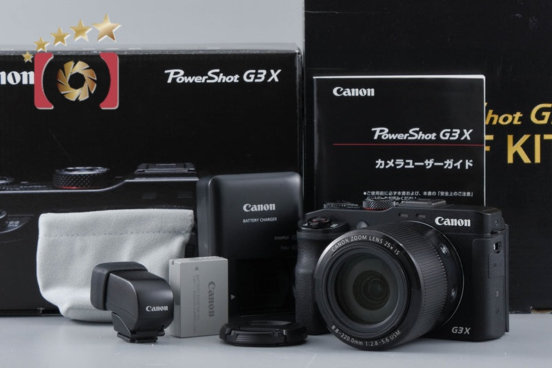[Used] Canon PowerShot G3 X EVF Kit Compact Digital Camera with Original Box