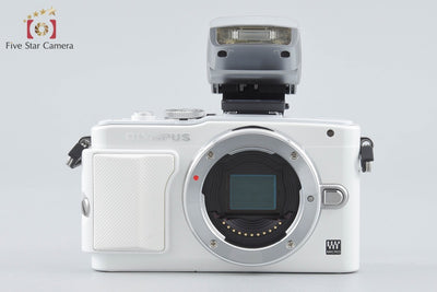 [Used] OLYMPUS Olympus PEN Lite E-PL6 14-42mm EZ Lens Kit White Shutter Count Very Low
