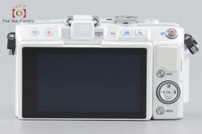 [Used] OLYMPUS Olympus PEN Lite E-PL6 14-42mm EZ Lens Kit White Shutter Count Very Low