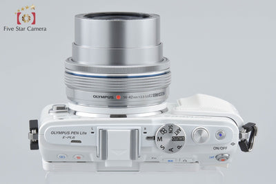[Used] OLYMPUS Olympus PEN Lite E-PL6 14-42mm EZ Lens Kit White Shutter Count Very Low