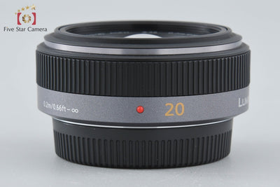 [Used] Panasonic LUMIX G 20mm f/1.7 ASPH. H-H020