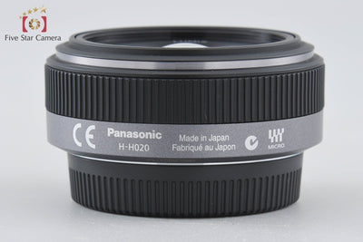 [Used] Panasonic LUMIX G 20mm f/1.7 ASPH. H-H020