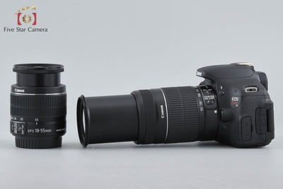 【中古】Canon キヤノン EOS Kiss X5 ダブルズームレンズキット シャッター回数僅少