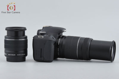【中古】Canon キヤノン EOS Kiss X5 ダブルズームレンズキット シャッター回数僅少